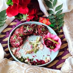 A picture of Beetroot Tikki 😋 cutlet 😋.