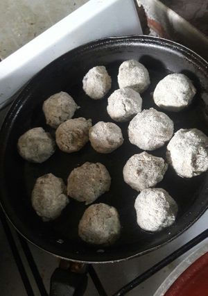 Una foto de 🍆albóndigas de berenjena🍆