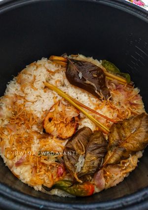 Foto resep Nasi Liwet Ricecooker