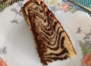 Una foto de Torta cebra
