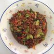 Oseng iwak pedo (ikan asin)