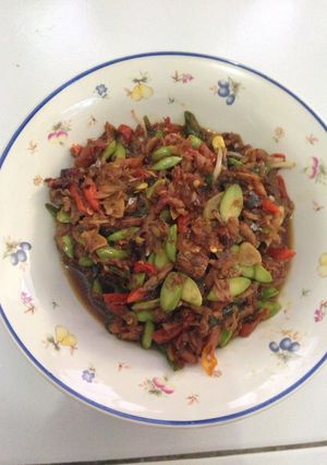 Foto resep Oseng iwak pedo (ikan asin)