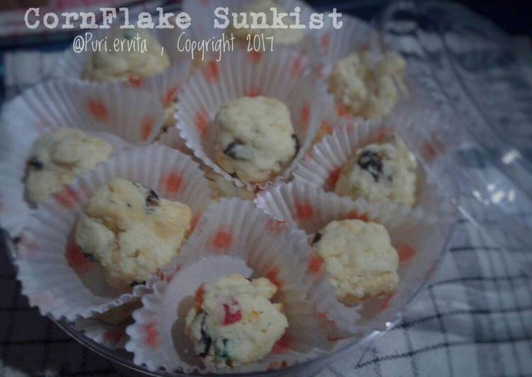 Bagaimana Membuat Cornflake sunkist, Bikin Ngiler