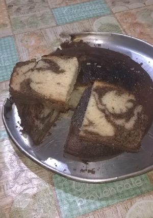 Una foto de Bizcochuelo marmolado
