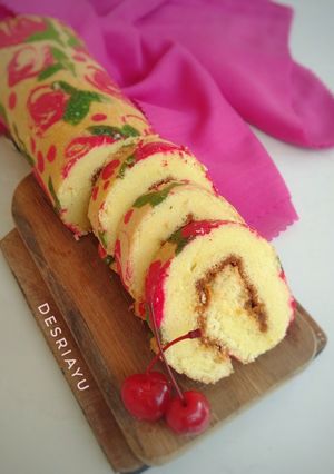 Foto resep Roll Cake Jelita (Takaran Sendok)