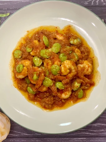 Easy Steps Make Recipes Sambal Udang Petai the Delicious So Delicious.