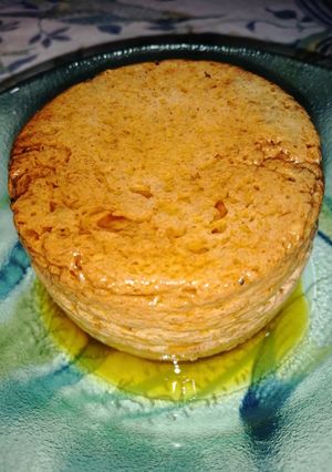 Una foto de Flan de chía y canela light