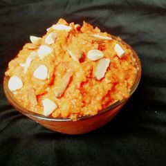 A picture of Gajar ka halwa.