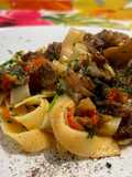 Tagliatelle with Oyster Mushrooms and Fresh Tomatoes
