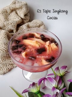 Foto resep Es Tape Singkong Cincau