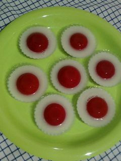 Foto resep Puding Telor Ceplok Buah Naga