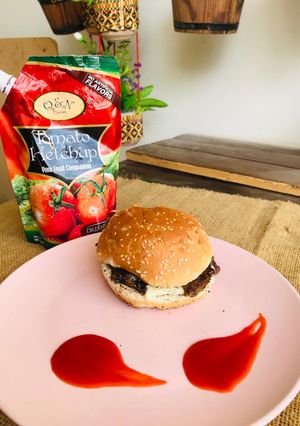 A picture of Cheese Shami Burger.