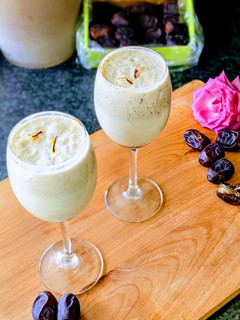 A picture of Dates Milkshake - khajur Milkshake.