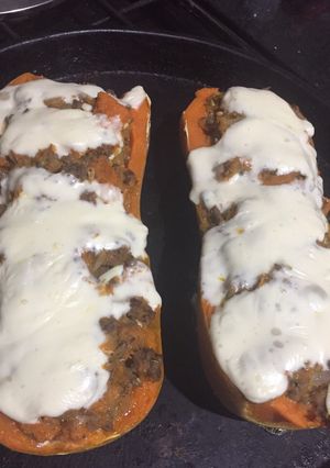 Una foto de Zapallo relleno!