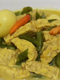 Foto resep Sayur Tempe, telor dan buncis kuah kuning