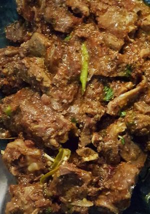 A picture of Mutton karahi #EidMeetup.