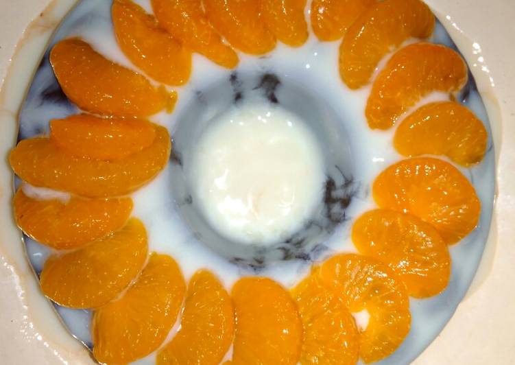 Resep Puding coklat orange vla vanila Anti Gagal