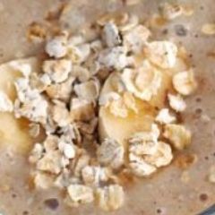 Dates oats and banana smoothie A picture of Dates oats and banana smoothie.