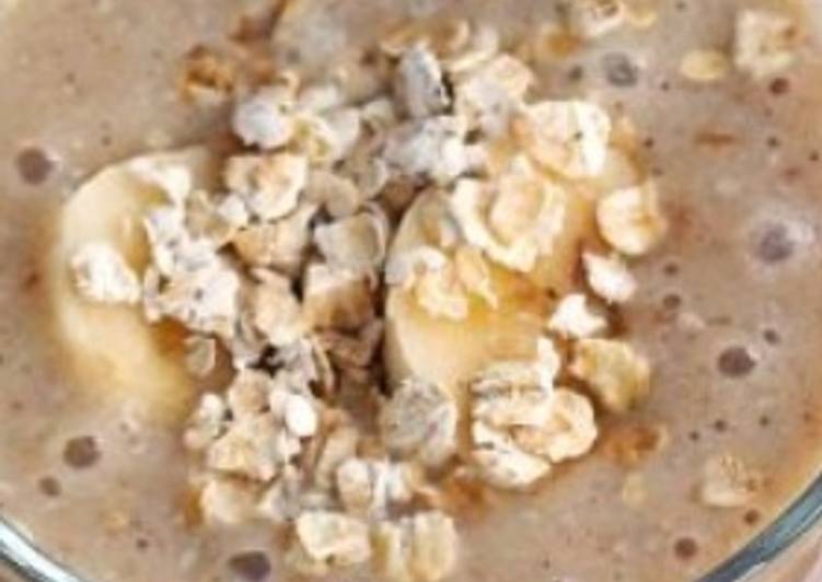 Step-by-Step Guide to Make Quick Dates oats and banana smoothie