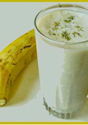 A picture of Sweet potato banana smoothie.
