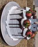 Pastel 3 en 1, vainilla, chocolate  y flan