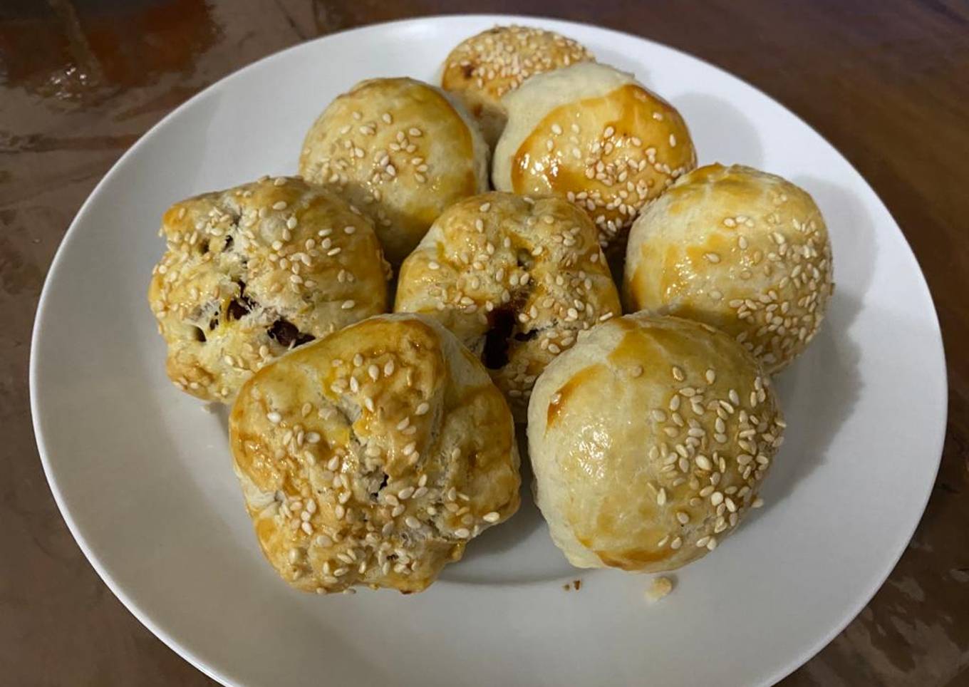 Flaky BBQ Chicken Buns
