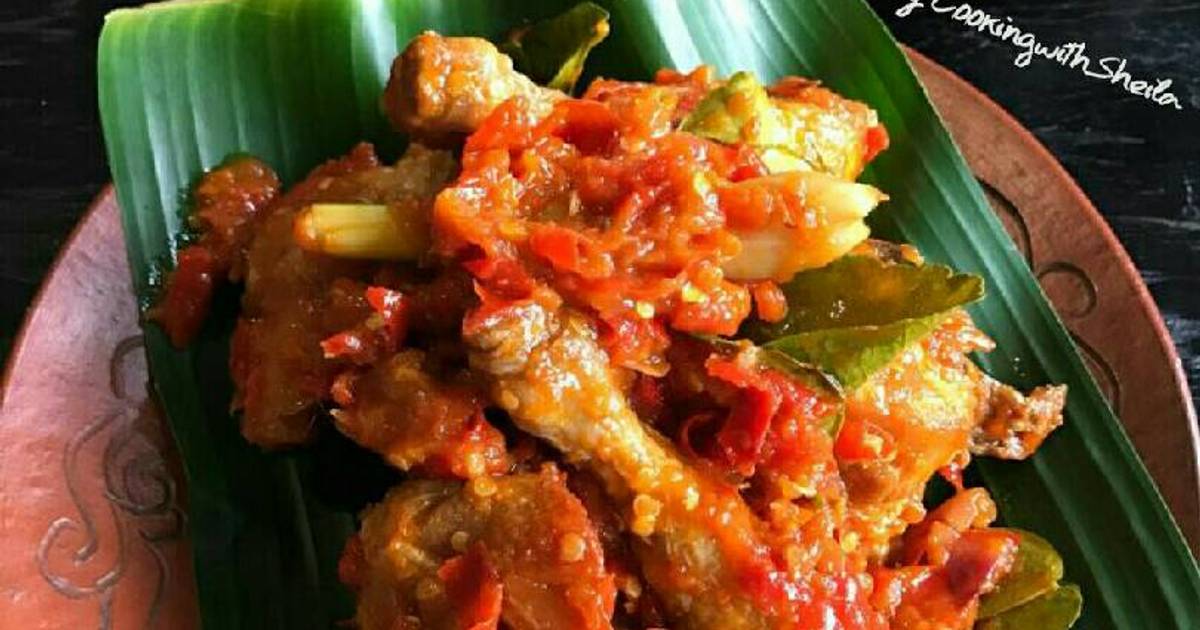 Resep Ayam Goreng Saus Balado Oleh Cooking With Sheila - Cookpad