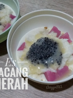 Foto resep Es kacang merah