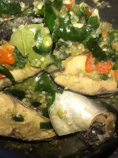 Foto resep Patin cabe ijo (no oil, no sugar)
