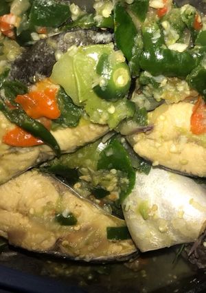 Foto resep Patin cabe ijo (no oil, no sugar)