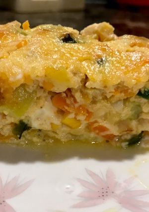 Una foto de Budín de zapallitos