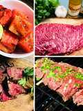 Corona Marinated Fullblood Wagyu Bavette Steak with Grilled Watermelon
