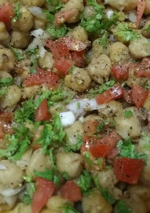 A picture of Chana chaat.