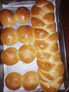 Una foto de Pan casero de leche