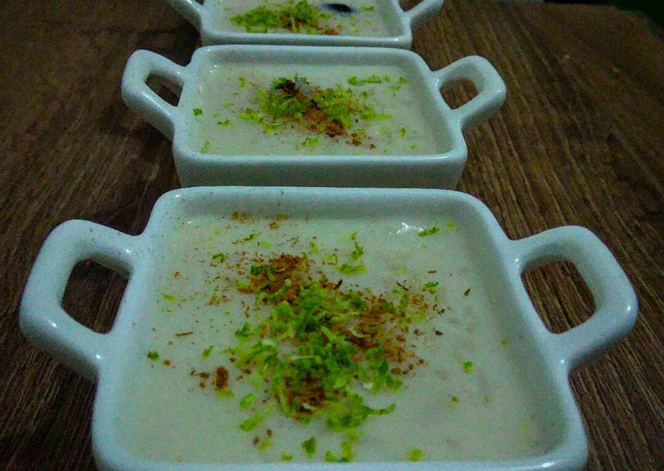 Arroz con leche, aromatizado con limón y canela!💕,