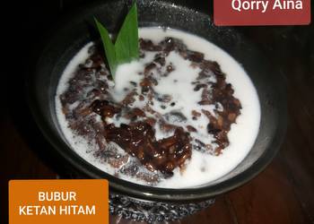 Resep Terbaik Bubur Ketan Hitam Ala Warteg