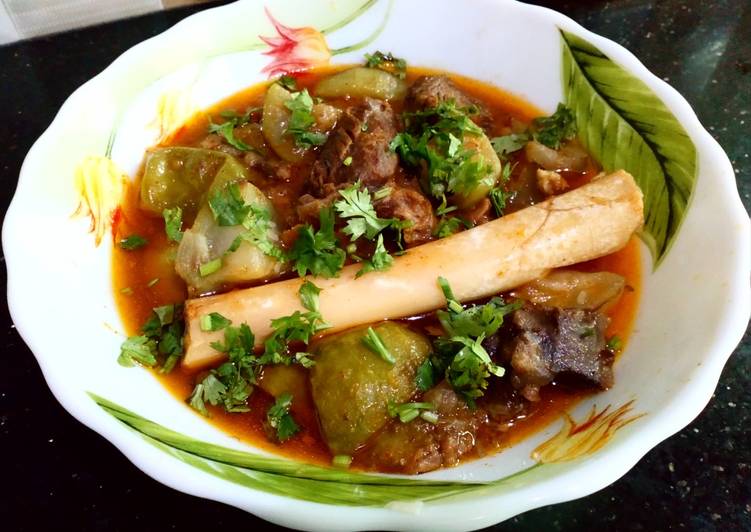 Recipe of Yummy Kadu Mutton