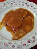 Filetes de pechuga de pavo en salsa española hecha en Thermomix