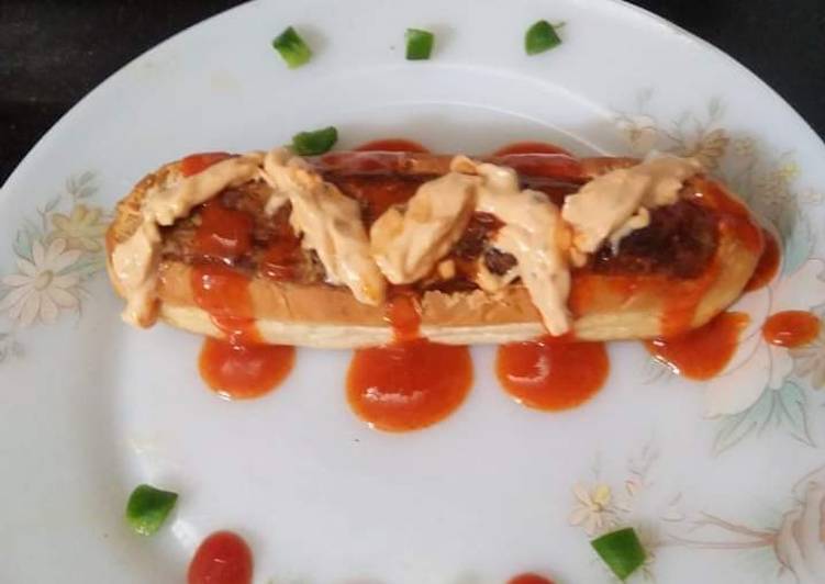 Simple Way to Make Ultimate Falafal Hotdog