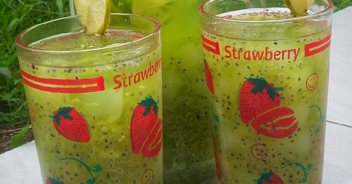 Resep Es Timun Serut Nata De Coco Selasih Oleh Silvia Ayunda Cookpad