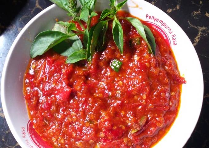 Sambal penyet lamongan