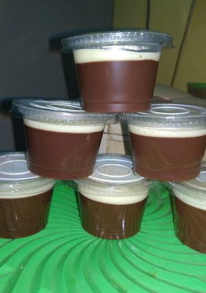 Foto resep Puding silky coklat