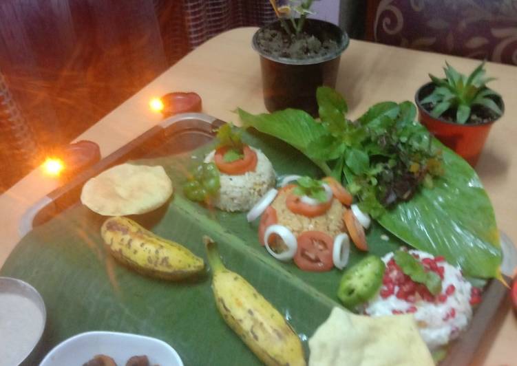 Recipe of Lunch Thali#main course#foodseekers Homemade