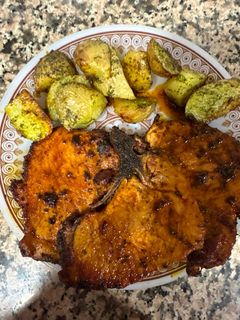 Una foto de 489. Chuletas de Sajonia a la madrileña (principal carne)
