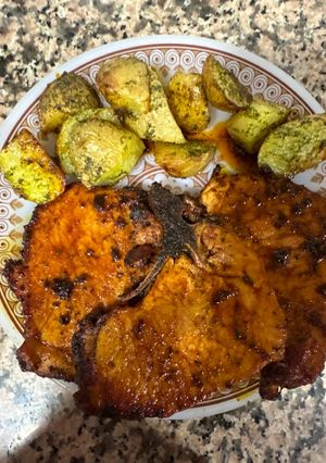Una foto de 489. Chuletas de Sajonia a la madrileña (principal carne)