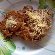 Muslos de pollo deshuesados con papas rosti