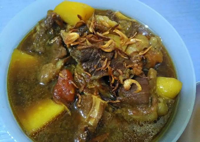 Semur daging sapi betawi ala oma