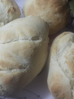 Una foto de Pan rápido con 2 ingredientes sin levadura 🍞🍞