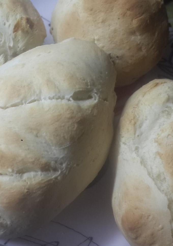 Una foto de Pan rápido con 2 ingredientes sin levadura 🍞🍞