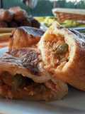Ximets (Bocadillitos rebozados fritos con pisto)